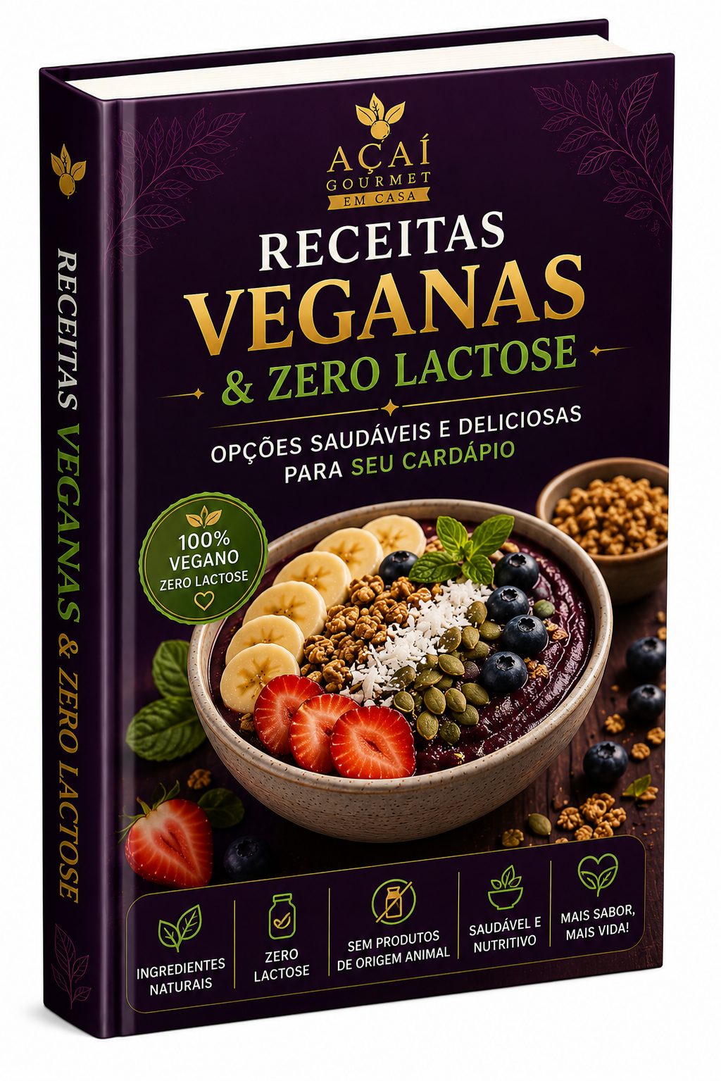 Livro de Receitas Veganas e Zero Lactose